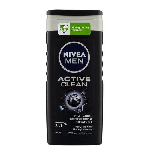 Gel douche 3-en-1 Active Clean – NIVEA MEN