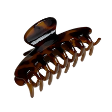 Clip à cheveux vintage léopard marron – Large & tendance