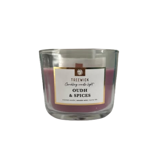 Bougie parfumée Treewick Sauge